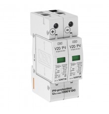Устройства защиты от импульсных перенапряжений УЗИП для фотогальванических сетей (Класс II), 1000 В (V20-C 2-PH-1000)  5094617  OBO Bettermann
