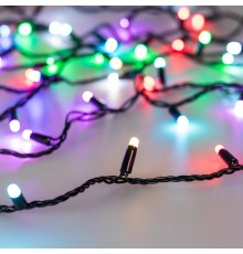 Светодиодная гирлянда ARD-STRING-CLASSIC-20000-BLACK-200LED-MILK-SYNC RGB (230V, 13W) (Ardecoled, IP65)  028205  Arlight