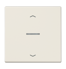 Клавиша для KNX кнопки, 1 группа, с окошком и символами"стрелки"; дюропласт; слоновая кость  LS101KO5P  Jung