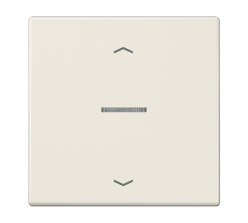 Клавиша для KNX кнопки, 1 группа, с окошком и символами"стрелки"; дюропласт; слоновая кость  LS101KO5P  Jung