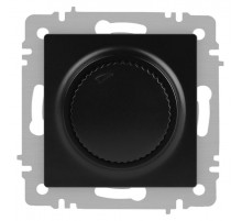 Светорегулятор Intro Accent 6-401-05 поворотный, 600Вт 230В, IP20, СУ, антрацит  Б0063679  Intro