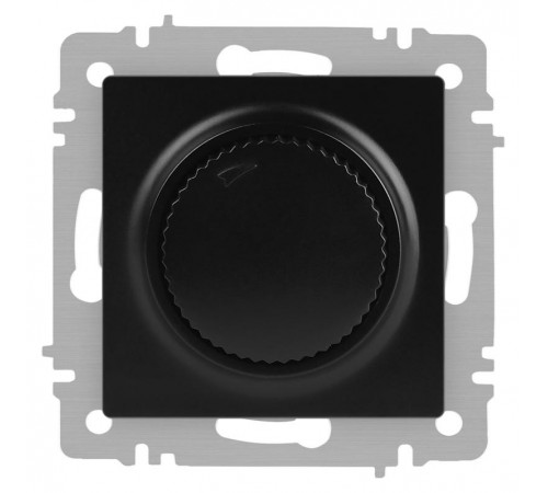 Светорегулятор Intro Accent 6-401-05 поворотный, 600Вт 230В, IP20, СУ, антрацит  Б0063679  Intro