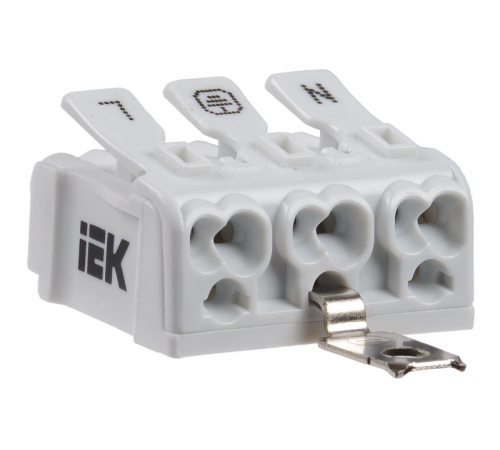 Клемма пружинная соединительная КСПз3-L+N+PE  UKZ-B06-3P-F0-E1-10  IEK
