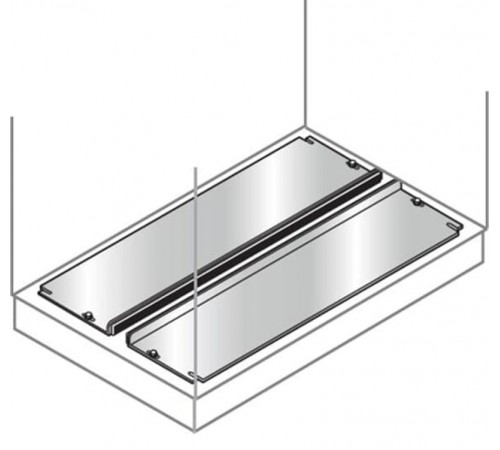 Панель нижняя скользящая,нерж.1000x500  EF1054X  ABB