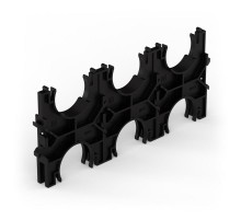 Кластер для двустенных труб d40 мм, тройной, двухсторонний (90 шт/кор)  PR13.02576  Промрукав