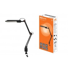 Светильник струбцина 2-а звена 220В, 11Вт, G23 черный  SQ0337-0032  TDM