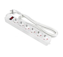 Сетевой фильтр 6*5м 16А/3,2кВт с выкл. c/з ПВС 3х1,0 Блокбастер XL EKF PROxima  UFA16-310-6-05  EKF