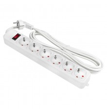 Сетевой фильтр 6*5м 16А/3,2кВт с выкл. c/з ПВС 3х1,0 Блокбастер XL EKF PROxima  UFA16-310-6-05  EKF