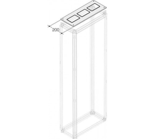 Панель верх.для фланцев TZ 1000х200(ШхГ)   1STQ002396B0000   ABB