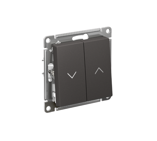 AtlasDesign Базальт Выключатель 2-клавишный Жалюзи, 10А, механизм  ATN001419  SE