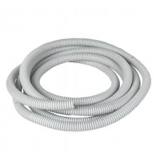 Труба гофр.ПВХ Plast с зондом d25мм (50м) белая EKF  tg-z-25-50-white  EKF