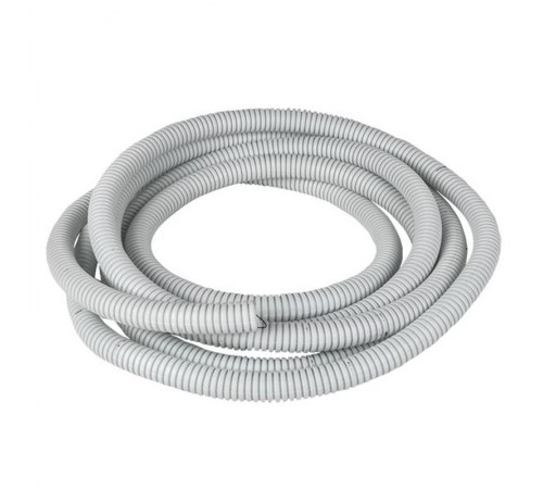 Труба гофр.ПВХ Plast с зондом d25мм (50м) белая EKF  tg-z-25-50-white  EKF