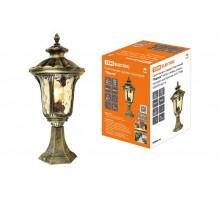 Светильник садово-парковый "Париж" 60 Вт, стойка, алюм., прозрачное/бронза, Е27  SQ0330-0215  TDM