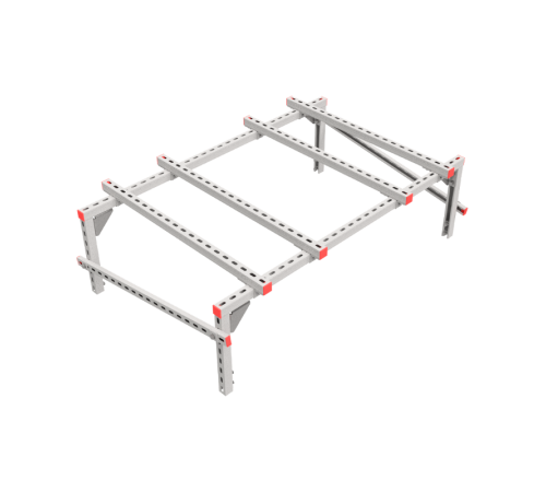 Опорная конструкция для установки оборудования TECHNORAPTOR 1500х1000 тип 2 HD  KM-TR-SSEI-1500-1000-2 HD  КМ - профиль