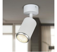 Светильник настенно-потолочный спот  OL55 WH/SL MR16 GU10 IP20 белый/серебро   Б0061890  ЭРА