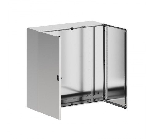 Корпус навесной STH с М/П двухдверный из нержавеющей cтали AISI304 ВхШхГ 1000x1000x300 мм, без фланца  R5STH1013-304  DKC