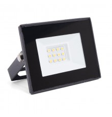 Прожектор светодиодный SFL90-10 2835SMD 10W 4000K AC220V/50Hz IP65, черный в компактном корпусе 105*27*85mm  55074  SAFFIT