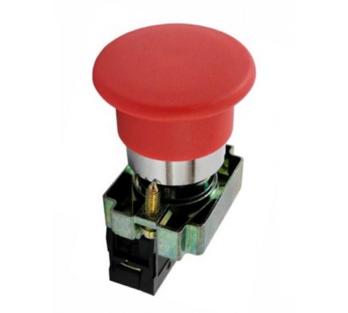 Кнопка управления LAY5-BC42"Грибок" без подсветки красная 1р   BBG71-BC-K04  IEK