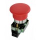 Кнопка управления LAY5-BC42"Грибок" без подсветки красная 1р   BBG71-BC-K04  IEK