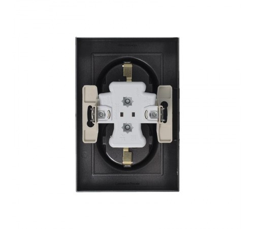 AtlasDesign Мокко Розетка 2-ая с заземлением, 16А, (в сборе с рамкой)  ATN000624  SE