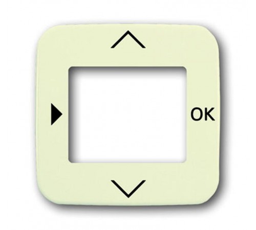 Плата центральная (накладка) для таймера 6455, 6456, серия Busch-Duro 2000 SI, цвет слоновая кость  6430-0-0285   2CKA006430A0285  ABB