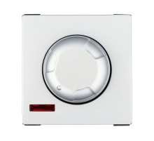 Светорегулятор поворотный нажимной 600 Вт (серебристый металлик) LK45  857203  Ecoplast