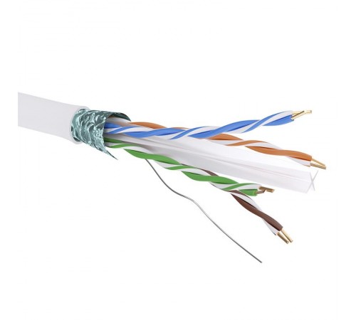 Кабель CAT 6, F/UTP, нг(А)-HF, бухта 305м, белый  RN6FUA01WH  DKC