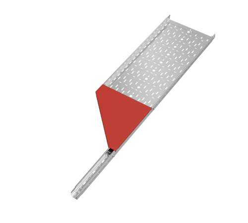 Крышка переходника левого 50-400 мм "ПЛЮС" HD  KPDplus50-400-L HD   КМ-профиль