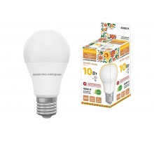 Лампа светодиодная НЛ-LED-A55-10 Вт-230 В-4000 К-Е27, (55х98 мм), Народная  SQ0340-1509  TDM