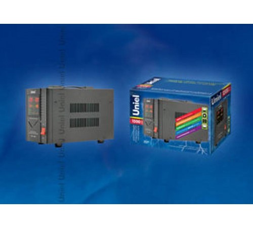 RS-1/1500 Стабилизатор "Standard" релейный однофазный, 1,5 кВА.  03109  Uniel