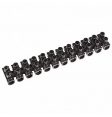 Клеммная колодка винтовая KВ-25 (10-25 мм), ток 60 A, полипропилен черный (ЗВИ)  07-5025-2  REXANT