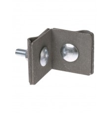 Держатель фальцевый стальной зажим 45х45 мм для прута 6-10 мм, гор. цинк.   SQ2402-3280  TDM