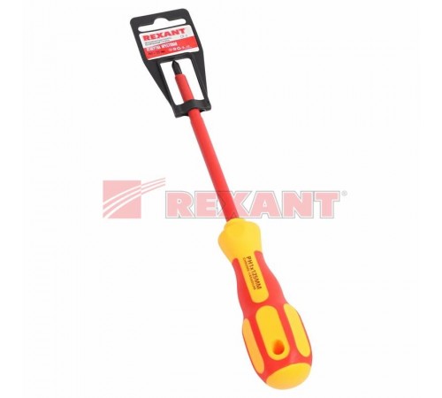 Отвертка крестовая "Электрика" PH 1х125 мм  12-4717  REXANT