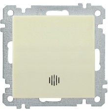 BOLERO кремовый Выключатель 1-клавишный с индикацией 10А ВС10-1-1-Б  EVB11-K33-10  IEK