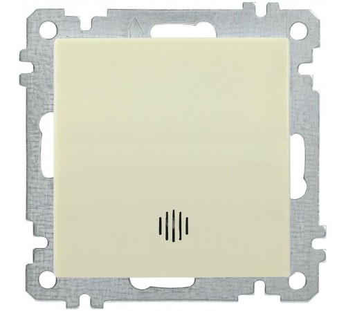 BOLERO кремовый Выключатель 1-клавишный с индикацией 10А ВС10-1-1-Б  EVB11-K33-10  IEK