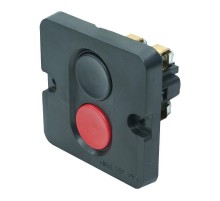 ПКЕ 612 У3, 10А, 660В, чёрный и красный цилиндр, в нишу, IP40, пост управления (ЭТ)  ET523349  Электротехник