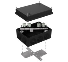 Коробка огнестойкая для о/п 40-0310-FR2.5-8 Е15-Е120 RAL9005 150х110х70 (6 шт/кор) черная  40-0310-9005-FR2.5-8  Промрукав