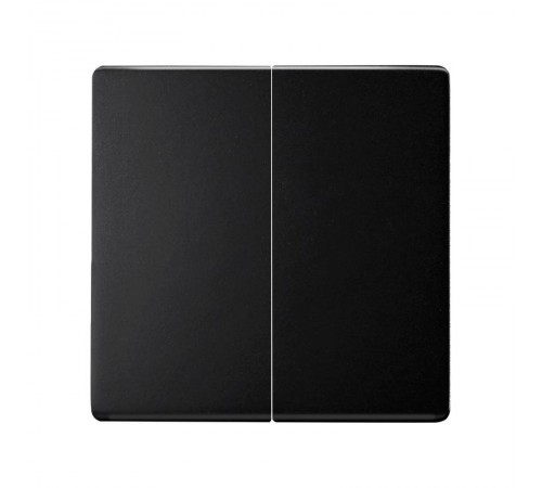 Клавиша двойная для перекрестного выключателя черного матового цвета S82 Concept  8202126-098  Simon