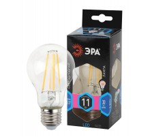 Лампа светодиодная F-LED A60-11W-840-E27 (филамент, груша, 11Вт, нейтр, Е27)  Б0035026  ЭРА