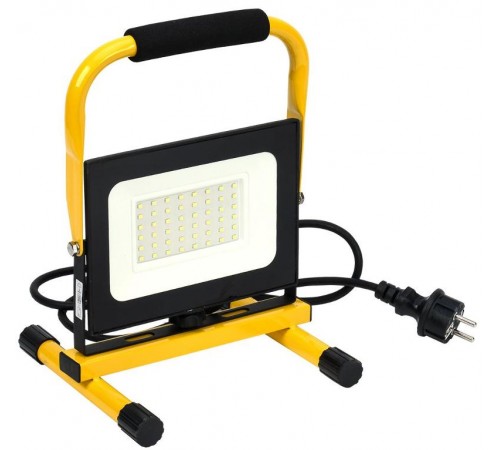 Прожектор светодиодный  СДО 06-50П переносной 6500К IP65 черный  LPDO603-050-65-K02  IEK