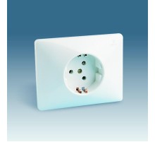 Розетка 3-х фазная, 3К+Н+З, керамич., 20А, 380В, под арт.07068-31, скрыт.монтаж, дюропласт, белый 48473-31Simon