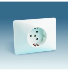 Розетка 3-х фазная, 3К+Н+З, керамич., 20А, 380В, под арт.07068-31, скрыт.монтаж, дюропласт, белый 48473-31Simon