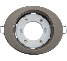 Светильник встраиваемый под лампу GX53 NGX 93 029 NGX-O1-005-GX53 (Эллипс черный хром)  93029  Navigator