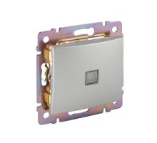 Valena Алюминий Переключатель 1-клавишный с подсветкой  770126  Legrand