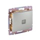 Valena Алюминий Переключатель 1-клавишный с подсветкой  770126  Legrand