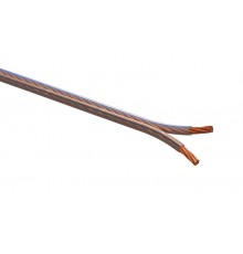 Акустический кабель ЭРА 2х0,50 мм2 прозрачный, 10 м   Б0059295  ЭРА