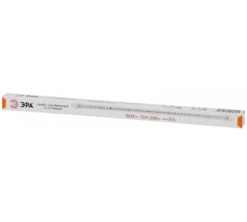Лампа галогенная линейная  J333-2000W-R7s-230V (галоген, J333, 2000Вт, нейтр, R7s) (10/500/3000)  Б0048498  ЭРА