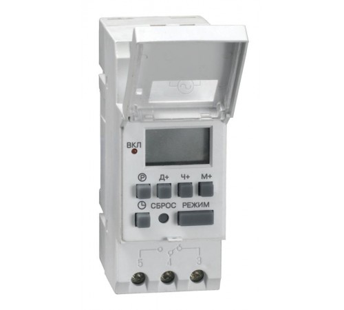 Таймер ТЭ15 цифровой 16А 230В на DIN-рейку   MTA10-16  IEK