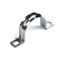 Скоба металлическая двухлапковая СМД(INOX) d38-40 мм (10шт/200шт уп/кор)  PR08.20752  Промрукав