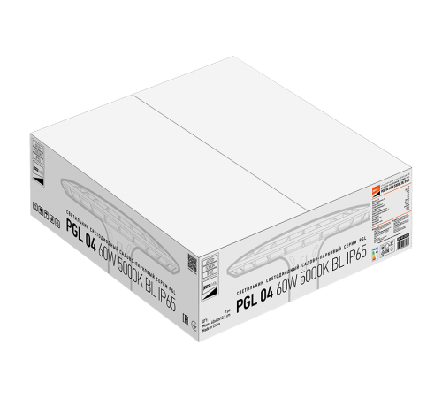 Светильник светодиодный садово-парковый венчающий  PGL 04 60w 5000K IP65 BL AC200-240 (парковый) (2г. гар.)  .5033962  JAZZWAY